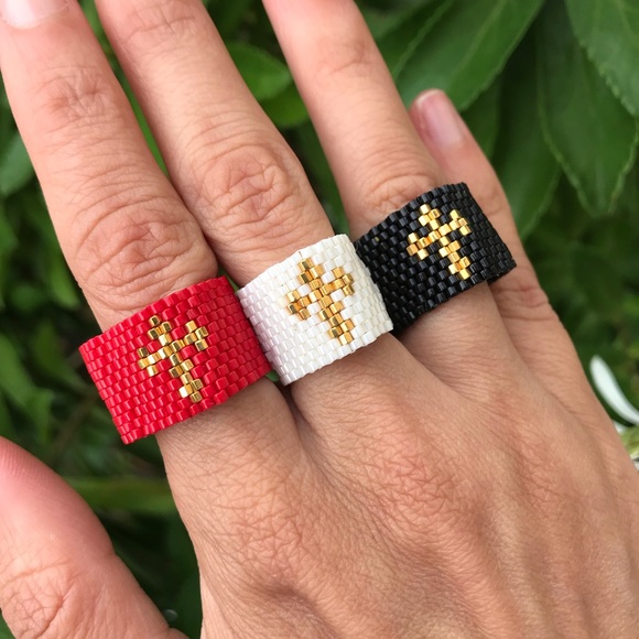 La New Yorkilla Jewelry - SOLD-Handmade Cross / Heart Ring